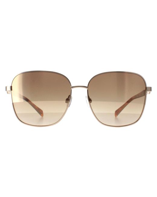 Karen Millen Brown Square Shiny Dark Gradient Km7020 Metal