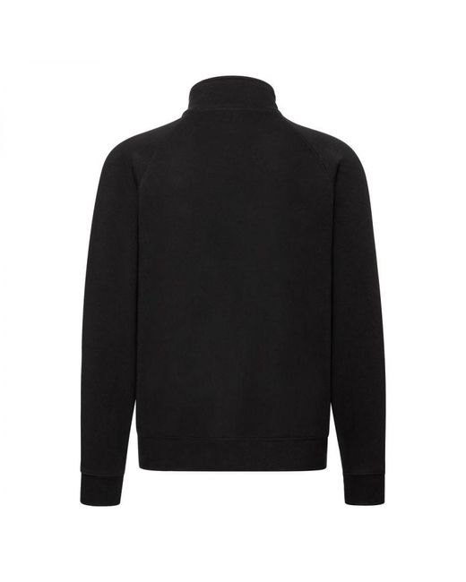 Fruit Of The Loom Black Premium Sweat Jacket for men