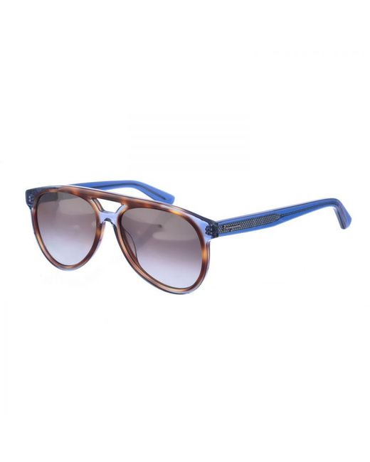 Ferragamo Blue Sf945S Aviator Style Acetate Sunglasses for men