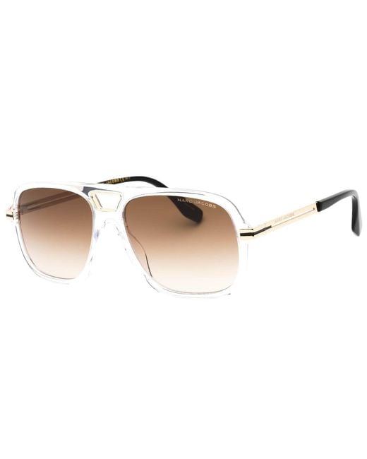 Marc Jacobs Brown Crystal Sunglasses