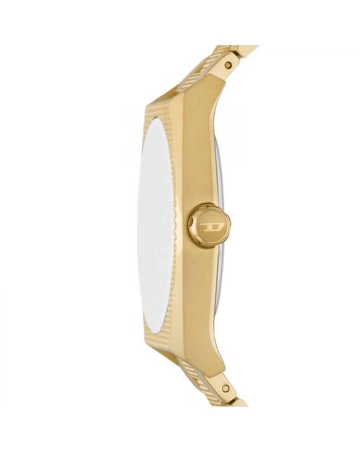 DIESEL Scraper Horloge Goudkleurig Dz2173 in het Metallic voor heren