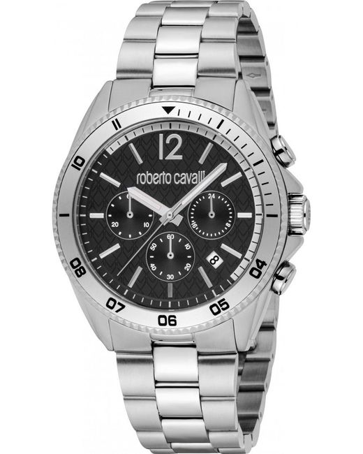Roberto Cavalli Gray Rc5G099M0155 Watch for men