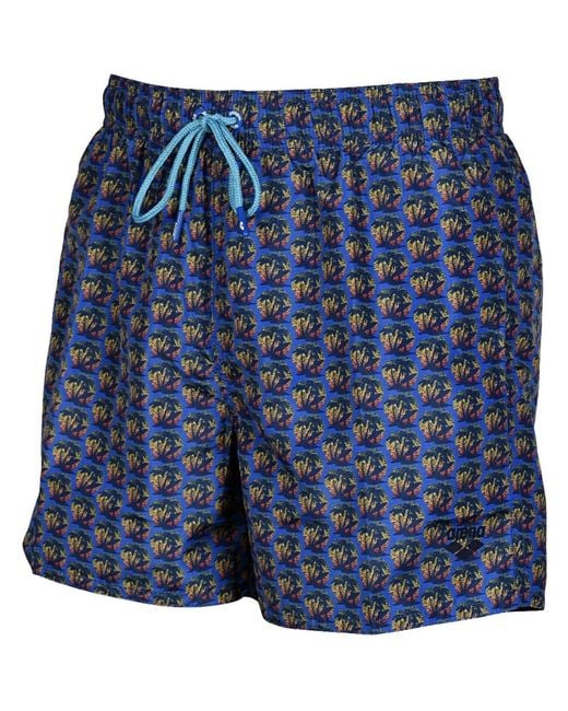 Arena Blue Beach Shorts Allover for men