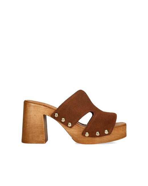 Steve Madden Brown Suede Sunkissed Sandals