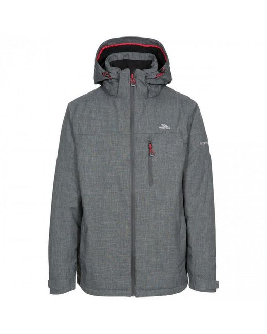 Trespass Gray Fyfinn Padded Waterproof Jacket for men