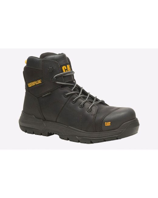 Caterpillar Safety Black Crossrail 2.0 Waterproof Boot for men