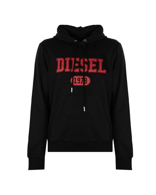 DIESEL Black Sweatshirt S-Ginn for men