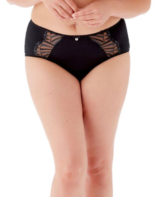 Berlei Black Embrace Midi Brief