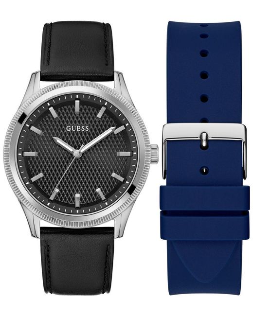 Guess Blue Gbs Dex Watch Gw0852G1 Leather for men