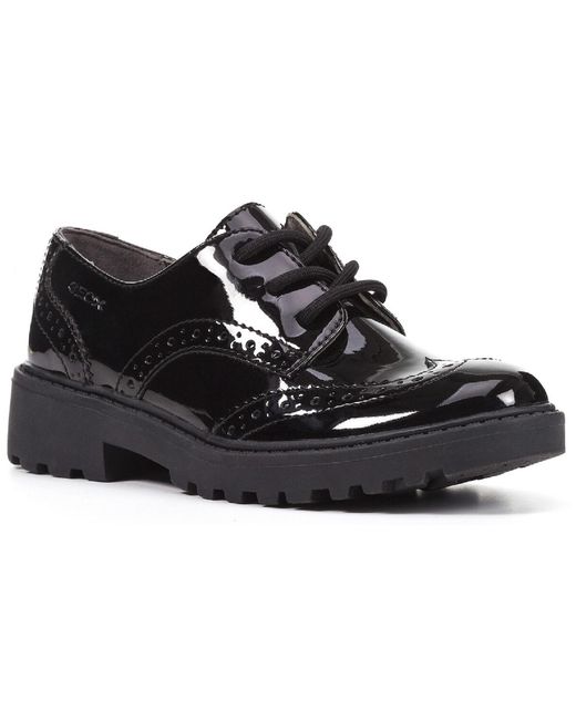 Geox Black J Casey G. N Lace Up Shoe