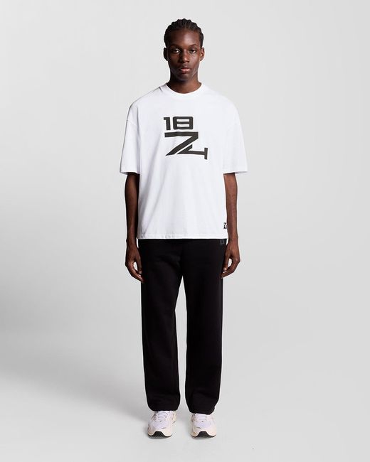 Lyle & Scott White Lounge Graphic T-Shirt for men