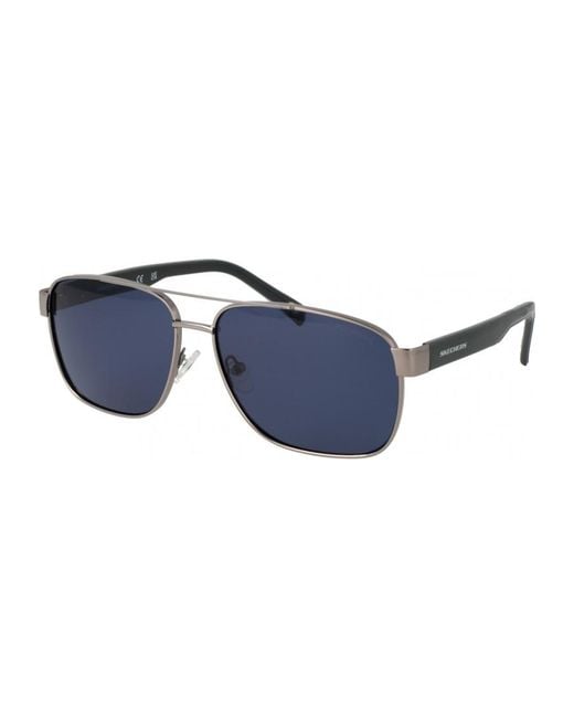 Skechers Blue Se6160 6308D 63 08D Sunglasses for men