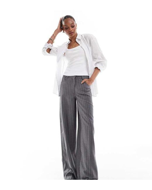 ASOS White Design Relaxed Dad Trousers With 5 Pocket Detail