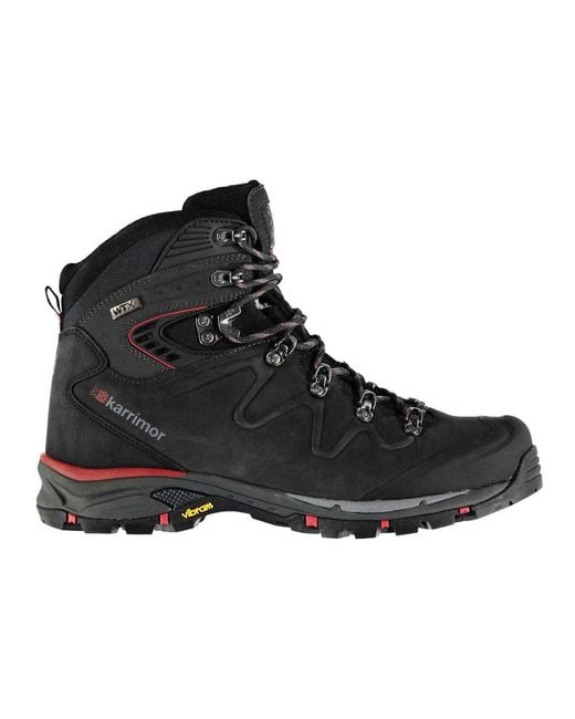 Karrimor Black Cheetah Leather Walking Boots