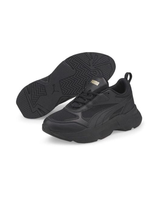 PUMA Black Cassia Trainers Sneakers
