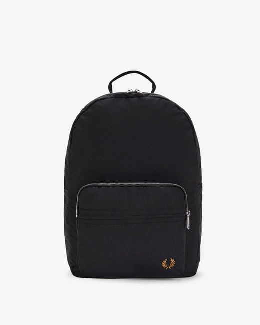 Fred Perry Black Brentham Backpack for men