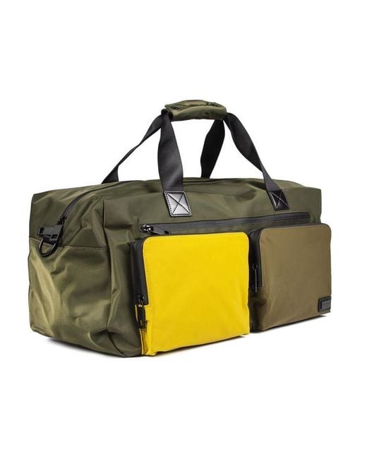 Ted Baker Yellow Accessories Eping-Satin Nylon Holdall for men