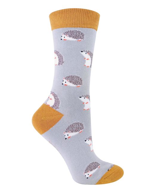Miss Sparrow White Novelty Animal Soft Bamboo Breathable Socks