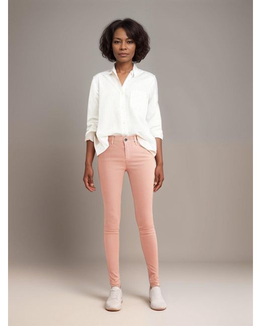 Secret Label Gray Tencel Super Skinny Coloured Jeans