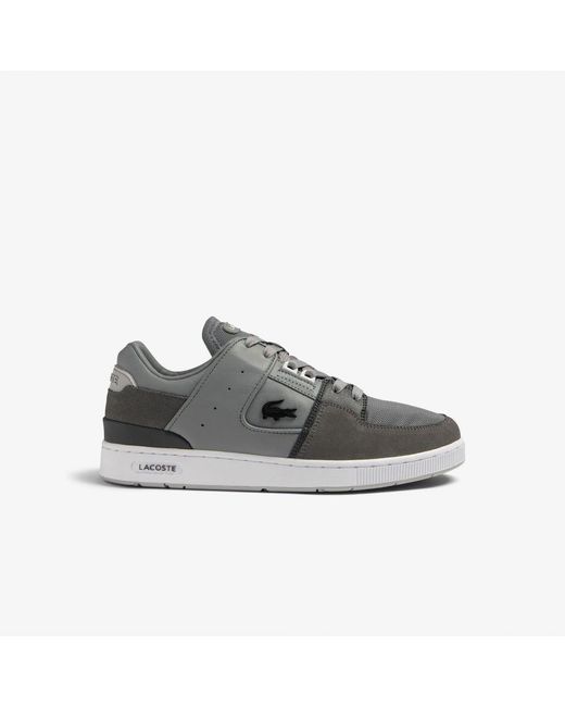 Lacoste Gray Court Cage Shoes for men