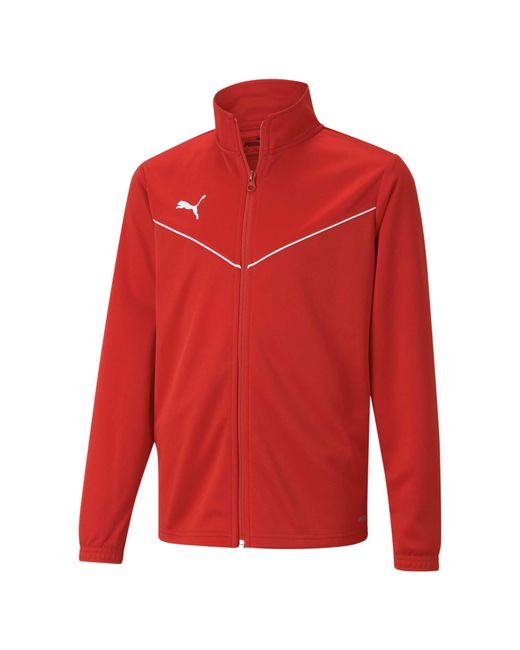 PUMA Red Teamrise Sweatshirt 1/4 Zip Top for men
