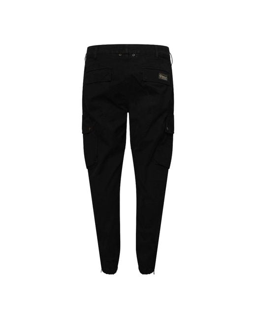 Belstaff Black Trialmaster Cargo Trousers for men