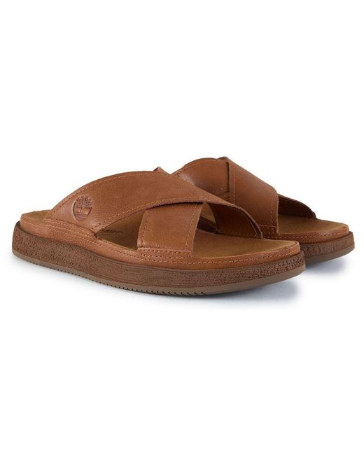 Timberland Brown Casco Cove Sandals for men