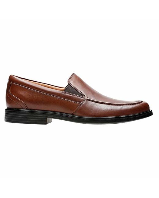 Clarks Brown Un Aldric Shoes Nubuck Leather for men