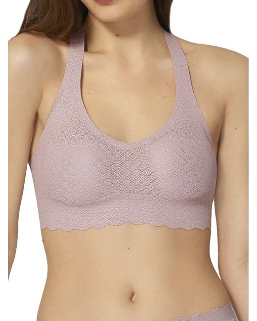 Sloggi Purple Zero Lace Feel Racerback Top