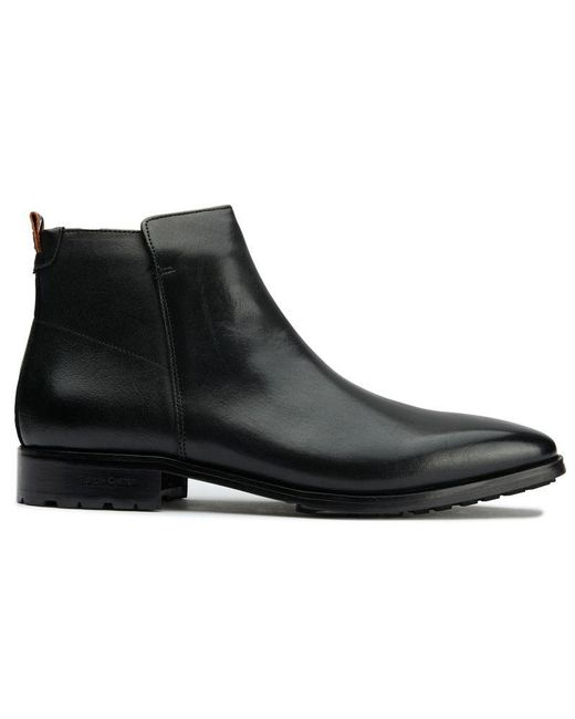 Simon Carter Black Primrose 3 Inside Zip Boots for men