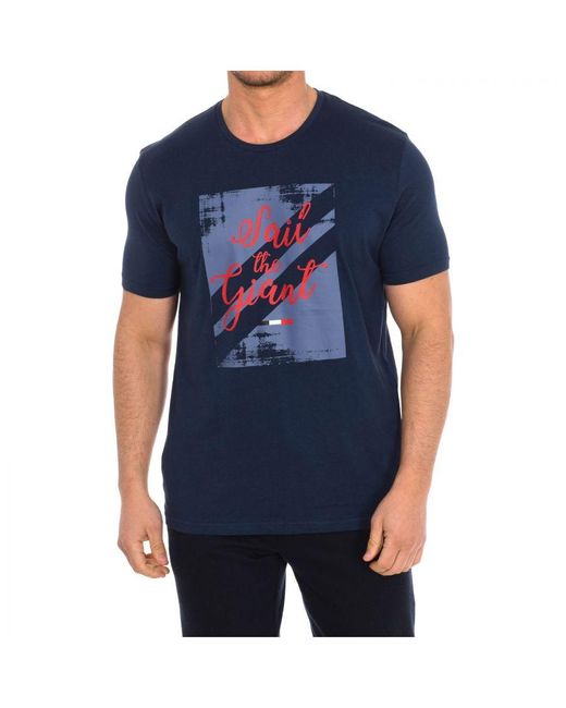 Daniel Hechter Blue Short Sleeve T-Shirt 75114-181991 for men