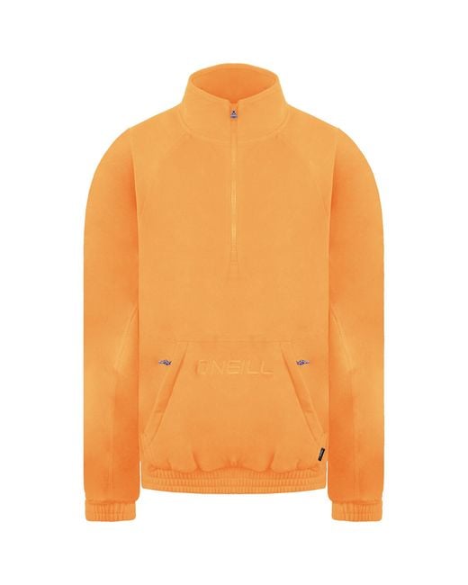 O'neill Sportswear Orange Slick Fleece Sweater