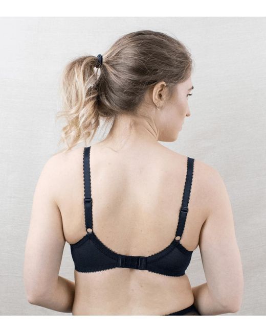 Pour Moi Blue Flora Lightly Padded Underwired Bra