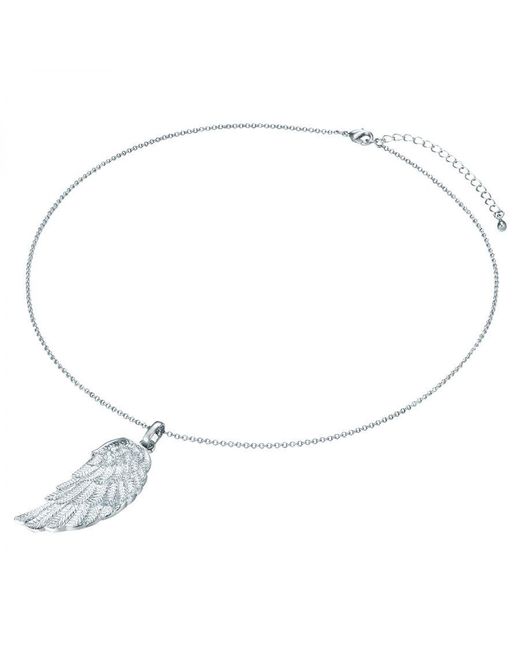 Rafaela Donata White Brass Set (Necklace + Earring)