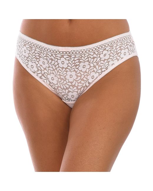 Dim White 00Cdp Slip Mit Stickerei Für Frauen
