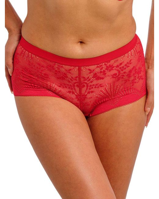 Wacoal Red Sensu Lace Short