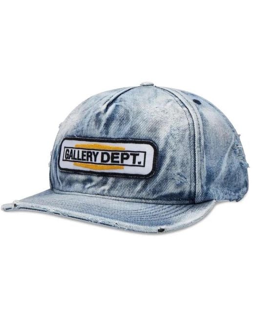 GALLERY DEPT. Blue Mechanic Patch Cap Denim for men
