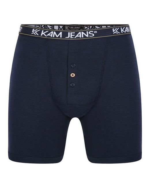KAM Jeanswear Black Kam Big & Tall Underwear Multipack Of 3 for men