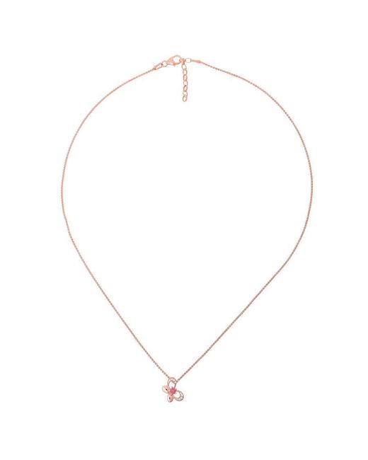 Orphelia Metallic 925 Sterling Chain With Pendant