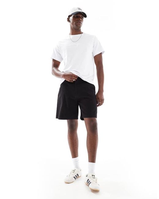 Only & Sons White Loose Fit Shorts for men