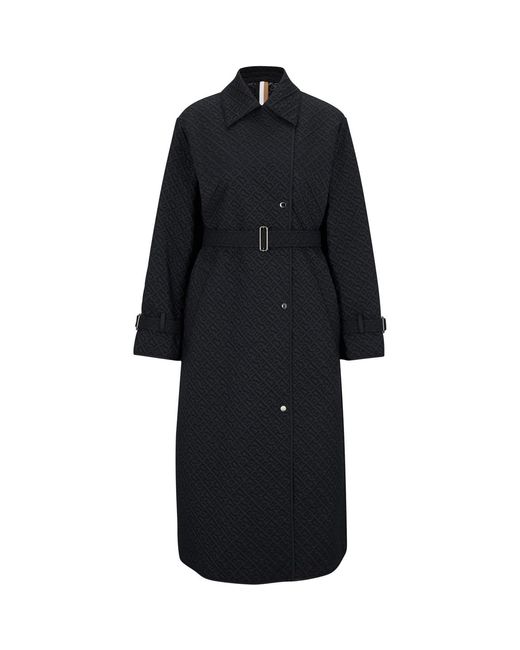 Boss Black Pelkate Textured Puffer Coat