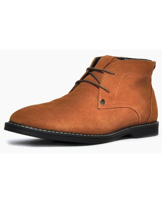 Duck and Cover Brown Chuckwall Suede for men