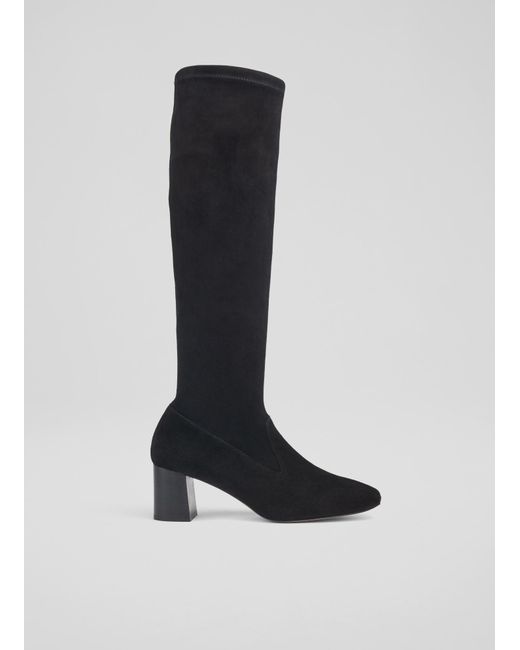 L.K.Bennett Black Davina Knee Boots