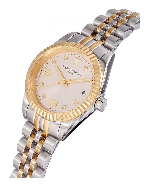 Pierre Cardin Gray Cf-1012-Mu-4 Ladies Watch