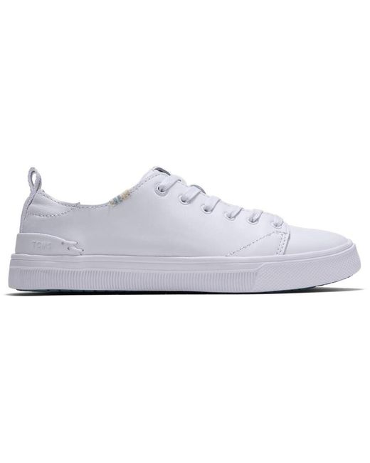 TOMS White Trvl Lite Low Trainers Leather (Archived) for men