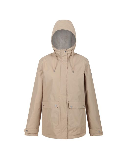 Regatta Natural Ladies Broadia Waterproof Jacket (Barleycorn/Light Vanilla)