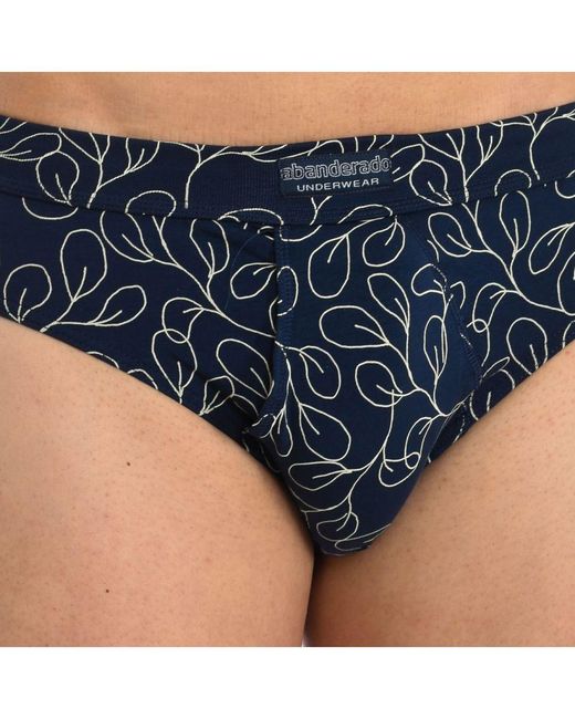 Abanderado Blue Pack-2 Slips Sensitive Breathable Fabric A5379 for men