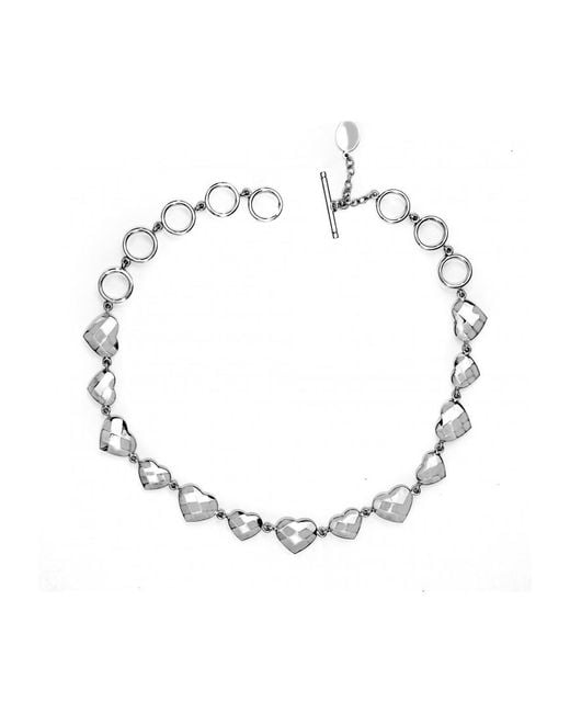 Folli Follie White 1N9F146 Ladies Necklace Sterling
