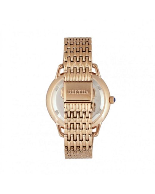 Bertha Pink Abby Swiss Bracelet Watch