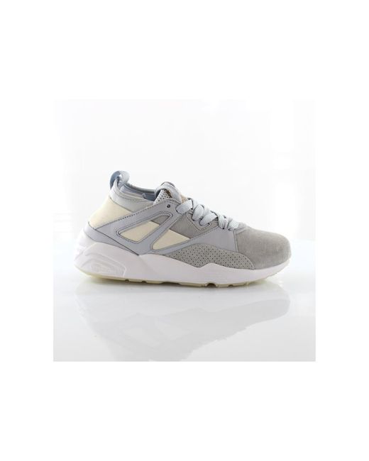 PUMA Careaux Blaze Of Glory Sock Low Lace Up Trainers 363661 02 Leather in White for Men | Lyst UK